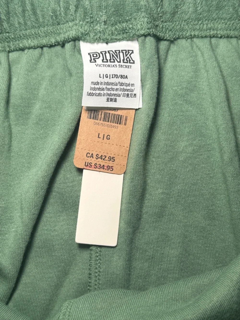 PINK VS Terry Varsity Shorts Large - Picture 5 of 10